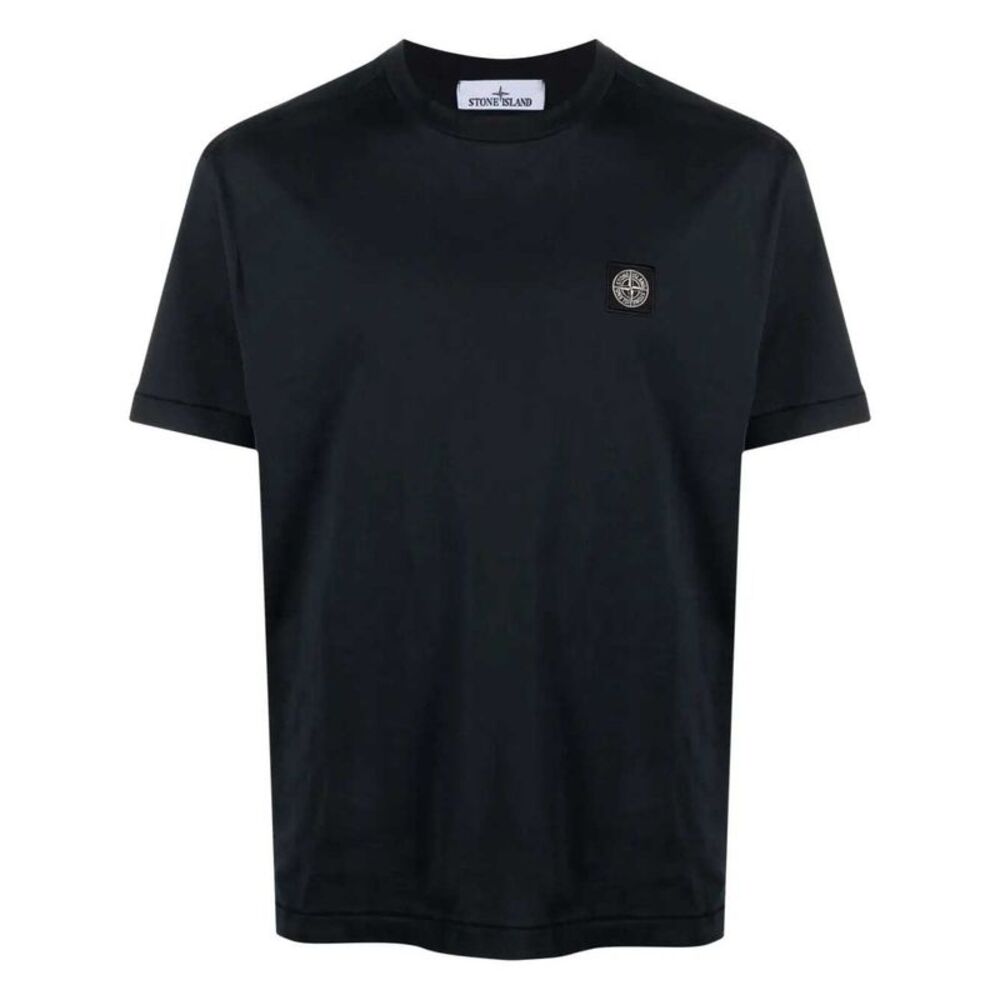 Stone Island Men T-Shirt With Logo Appliqué